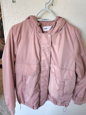 LAVA Women's Hooded Puffer Jacket in Dusty Rose